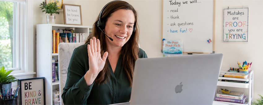 U.S.-licensed FutureKey School educator teaching online